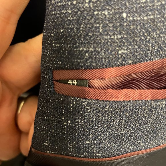 RW&Co Men's 44 Slim Fit Blazer Sport Coat - Blue (Barely Worn) - Picture 4 of 4